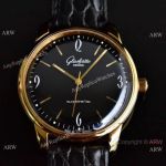 GF Swiss Grade Glashütte Sixties GO39-52 Gold Black Watch Vintage Copy watch